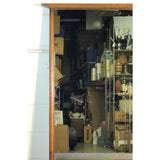1960s Wood Wall Mirror With Beveled Edge