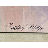 1990s Christine Alfrey Original “Eden” Abstract Oil Paintings, Set of 4