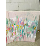 1990s Christine Alfrey Original “Eden” Abstract Oil Paintings, Set of 4
