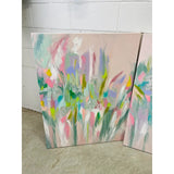 1990s Christine Alfrey Original “Eden” Abstract Oil Paintings, Set of 4