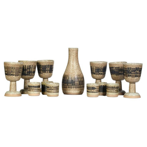 Gordon & Jane Martz for Marshall Studios Beverage Set, 13 Pieces