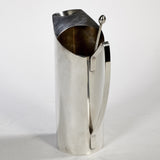 English Art Deco Chrome Martini Pitcher w/ Stirrer