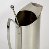 English Art Deco Chrome Martini Pitcher w/ Stirrer