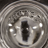 Mid 20th Century Modern French Silver Rimmed Glass Wine Stems, 17 Pieces