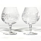 Brandy Snifters by Rogaska Crystal, Pair