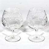 Brandy Snifters by Rogaska Crystal, Pair