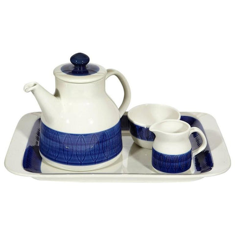 Rörstand "Koka" Sweden Tea Set by Hertha Bengtson, 1950s