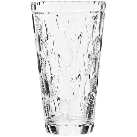 Vintage Art Deco Webb Corbett Cut Glass Vase, England