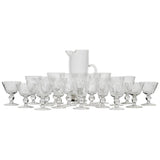 1950s Cambridge Glass Co "Star" Beverage Set of 19 Pieces