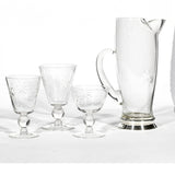 1950s Cambridge Glass Co "Star" Beverage Set of 19 Pieces