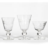1950s Cambridge Glass Co "Star" Beverage Set of 19 Pieces