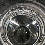 1960s Silver Fade French Glass Stems, Set of 16