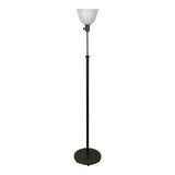 Art Deco Leather Wrapped Floor Lamp