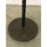 Art Deco Leather Wrapped Floor Lamp