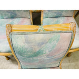 Casa Stradivari Hand Carved Banded Sheaths of Wheat Dining Set