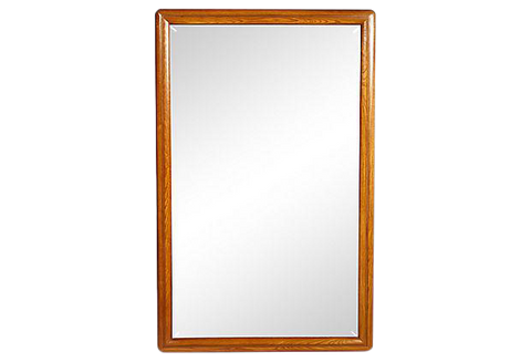 Drexel Oak Wall Mirror