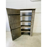 New England Farmhouse Antique Rustic Cupboard