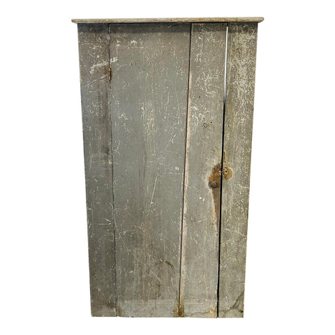 New England Farmhouse Antique Rustic Cupboard