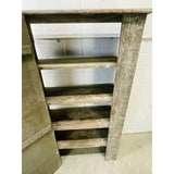 New England Farmhouse Antique Rustic Cupboard