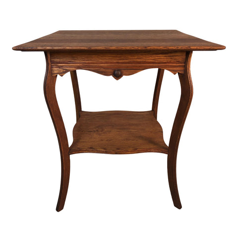 Square Quarter Sawn Oak Plant Stand