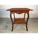 Square Quarter Sawn Oak Plant Stand