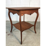 Square Quarter Sawn Oak Plant Stand