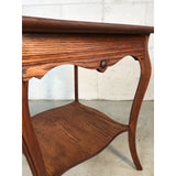 Square Quarter Sawn Oak Plant Stand