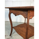 Square Quarter Sawn Oak Plant Stand