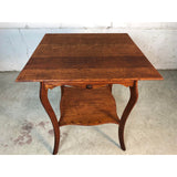 Square Quarter Sawn Oak Plant Stand