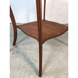 Square Quarter Sawn Oak Plant Stand