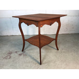 Square Quarter Sawn Oak Plant Stand