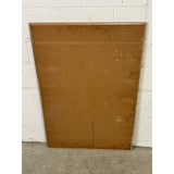 Vintage 1950s Oak Wood & Painted Wall Mirror