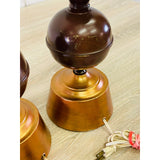 Vintage 1960s Atomic Style Table Lamps, Pair