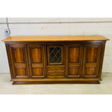 Vintage 1960s Custom Swiss Dry Bar Buffet Credenza