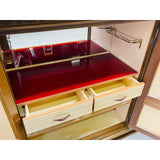Vintage 1960s Custom Swiss Dry Bar Buffet Credenza
