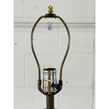 Vintage 1960s Gray Speckled Tall Table Lamp