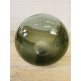 Vintage 1960s Handblown Smoked Glass Vase