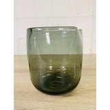 Vintage 1960s Handblown Smoked Glass Vase