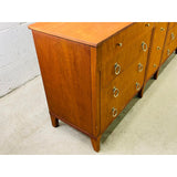 Vintage 1960s Henredon Furniture Cherry Wood Low Dresser