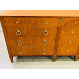 Vintage 1960s Henredon Furniture Cherry Wood Low Dresser
