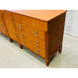 Vintage 1960s Henredon Furniture Cherry Wood Low Dresser