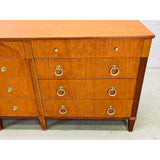 Vintage 1960s Henredon Furniture Cherry Wood Low Dresser