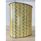 Vintage 1960s Oval Metal Wastebasket