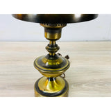 Vintage 1960s Small Brushed Brass Table Lamp