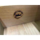 Vintage 1960s Walnut Wood 9 Drawer Low Dresser