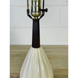 Vintage 1960s White Ceramic Table Lamp