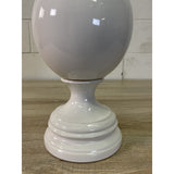 Vintage 1960s White Tall Ceramic Table Lamp