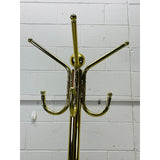 Vintage Tall Maple Wood Coat Rack