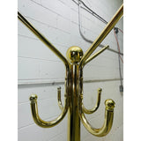 Vintage Tall Maple Wood Coat Rack