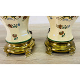 Vintage 1970s Ceramic Urn Style Table Lamps by Nathan Lagin, Pair